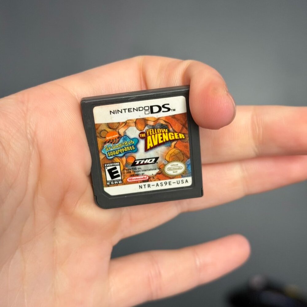 DS Spongebob Squarepants Game Nickelodeon The Yellow Adventure